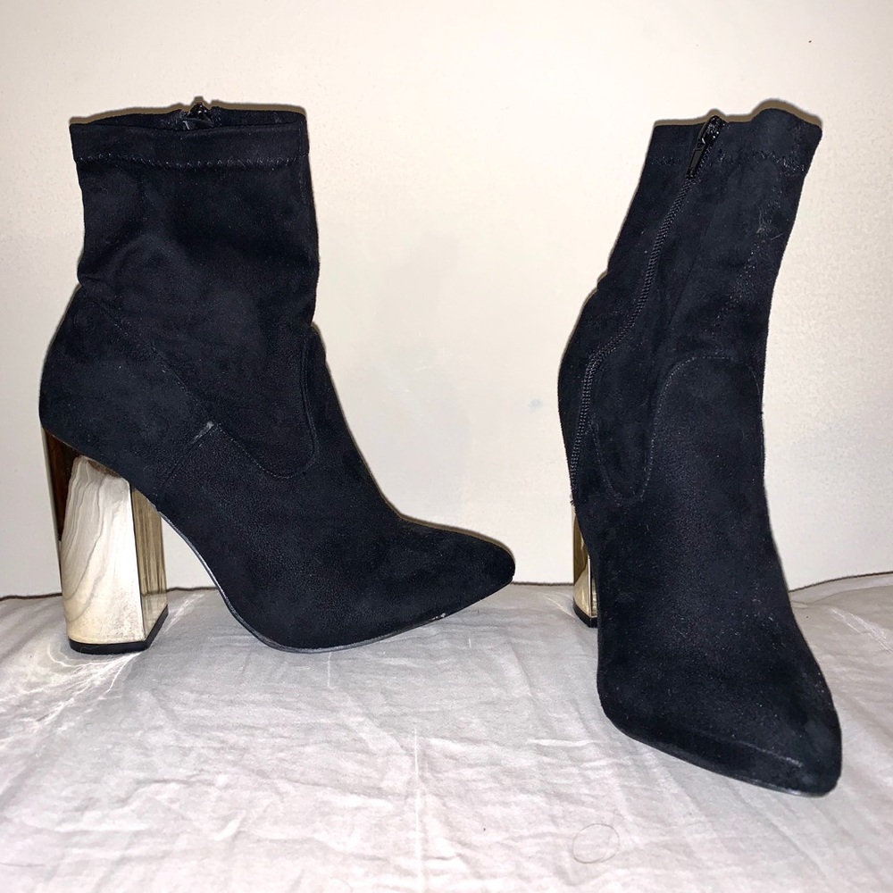 Black booties